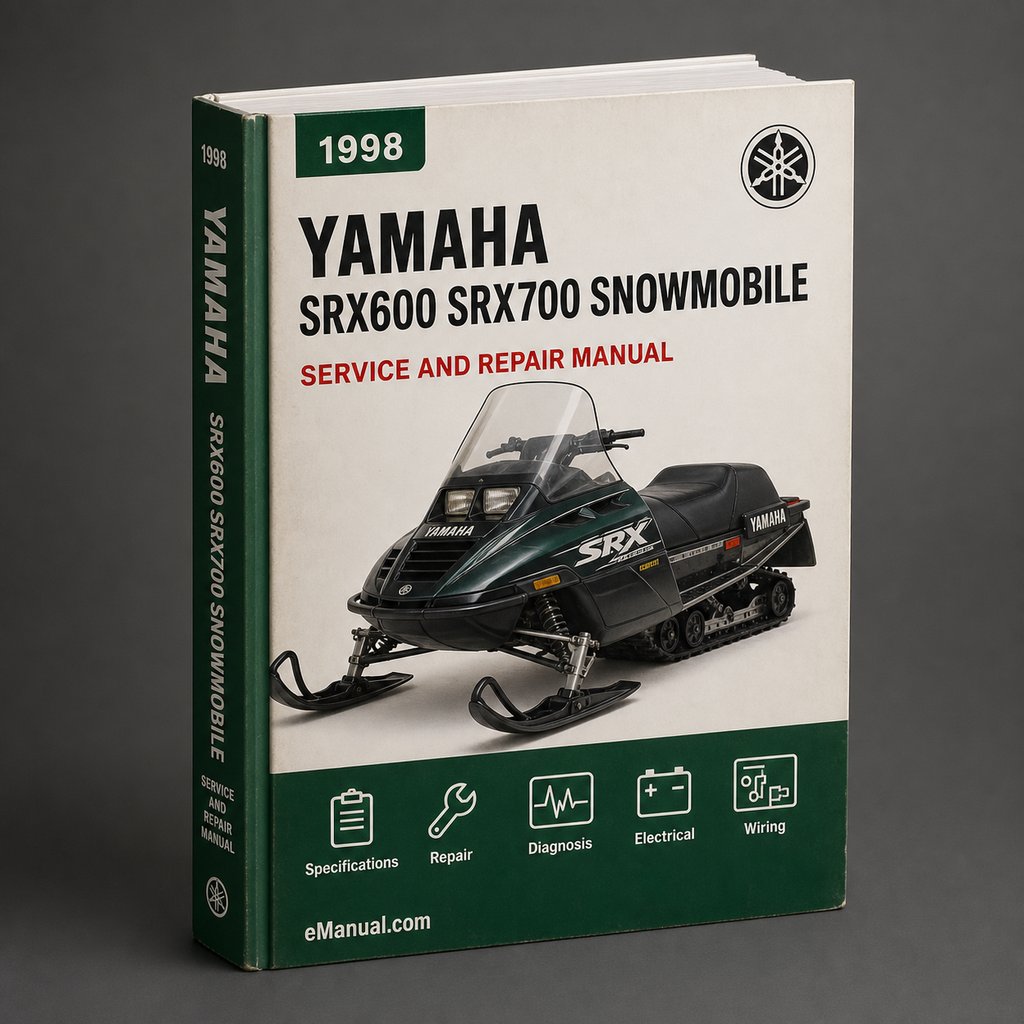 Yamaha SRX600 / SRX700 snowmobile Service Manual Repair 1998-1999 PDF Download