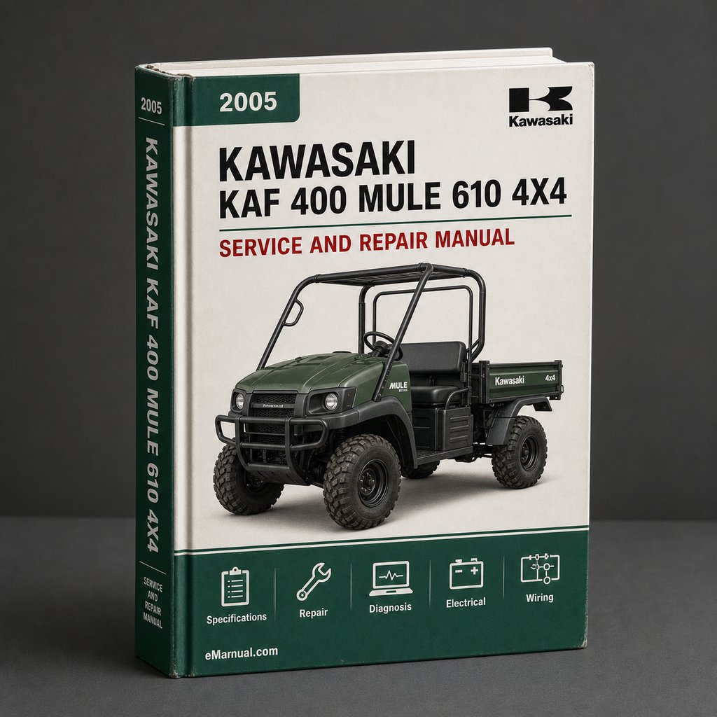 Kawasaki KAF 400 Mule 610 4x4 - Mule 600 Service Manual 2005 PDF Download