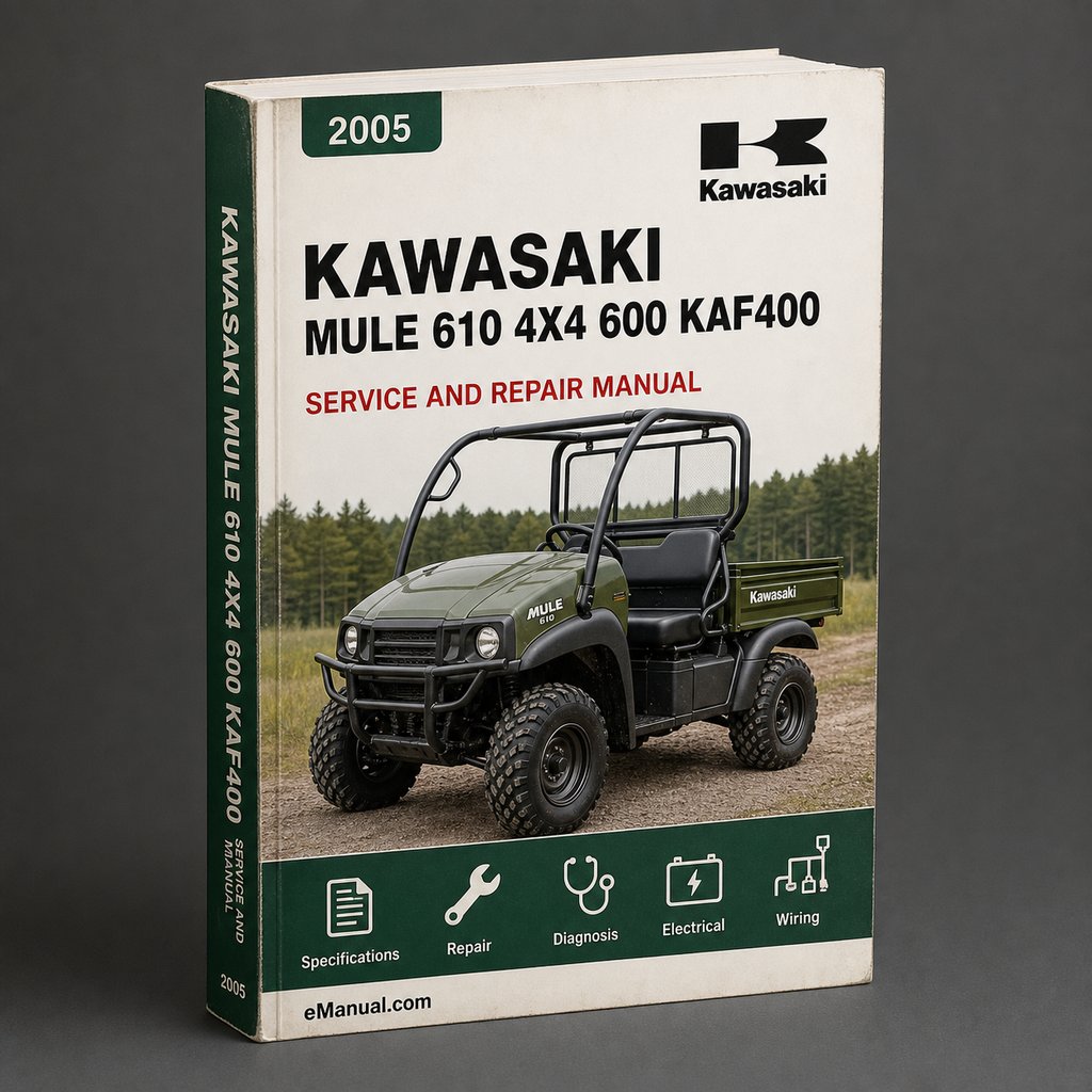 2005 Kawasaki Mule 610 4x4 600 KAF400 Service Repair Manual PDF Download