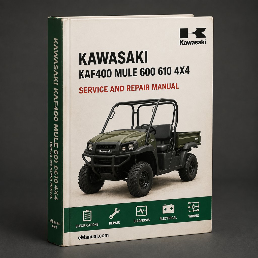 KAWASAKI KAF400 MULE 600 610 4X4 UTILITY VEHICLE Service Repair Manual Download 2005 Onward PDF