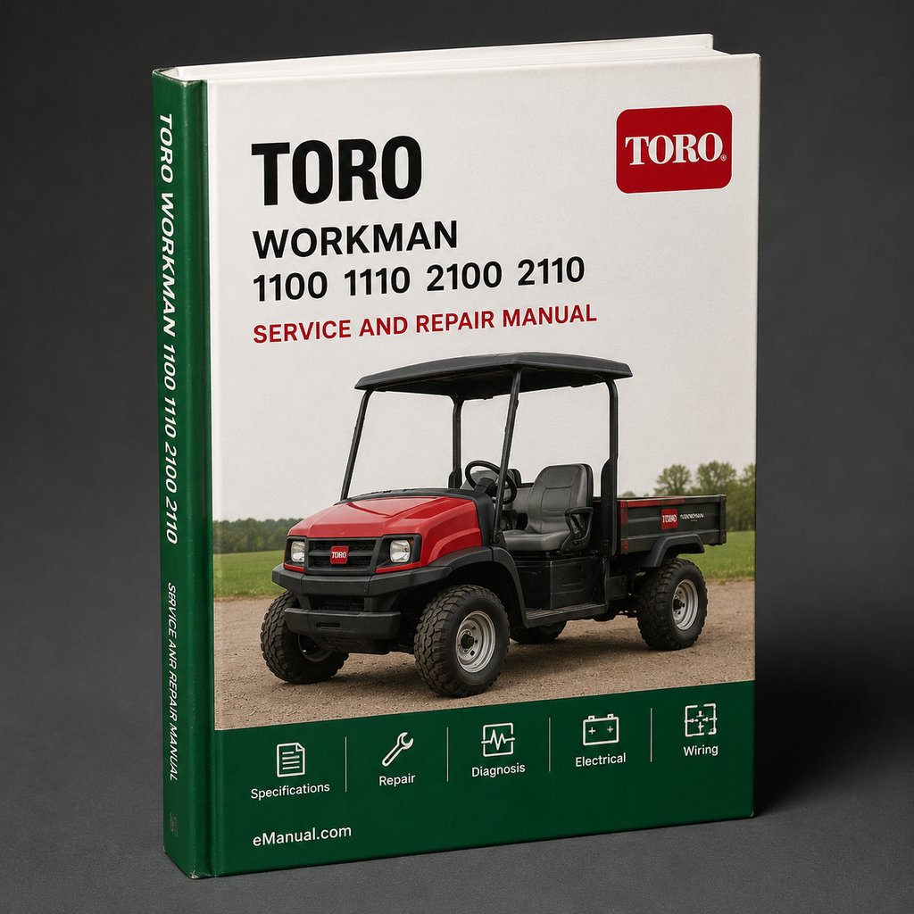 Toro Workman 1100 / 1110 / 2100 / 2110 Service Repair Manual PDF Download