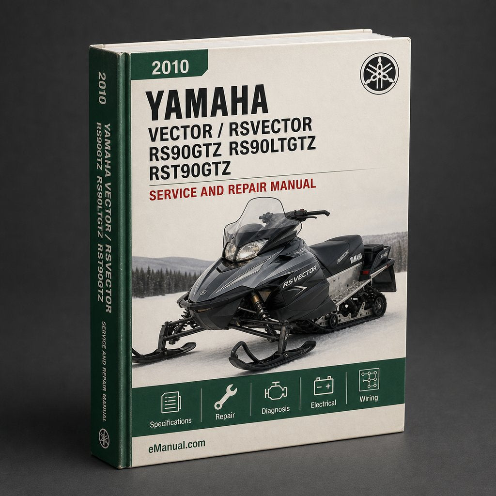 2010-2012 Yamaha Vector/ RSVector RS90GTZ RS90LTGTZ RST90GTZ RS90PB RS90PLTB RST90PGTB Snowmobile Service Repair Manual Download PDF