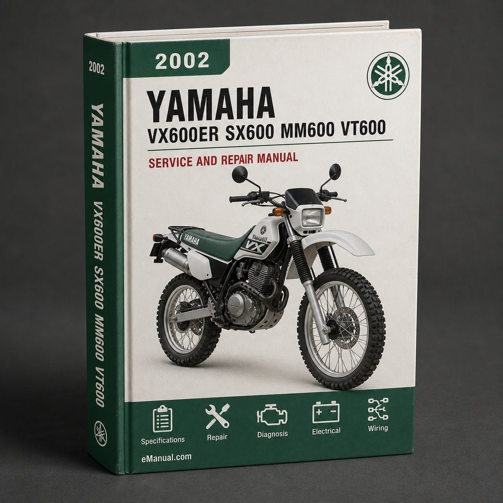 2002 Yamaha VX600ER SX600 MM600 VT600 Service Manual PDF Download