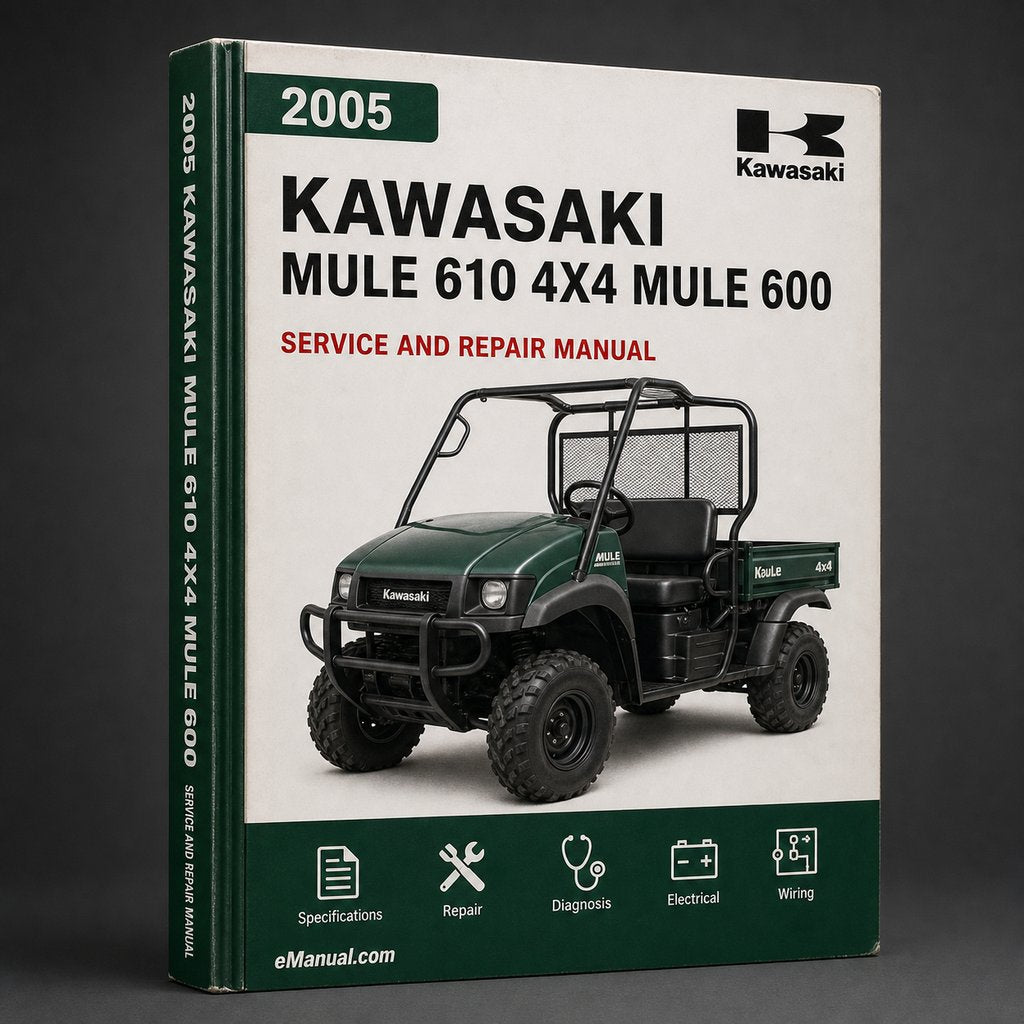 2005 Kawasaki Mule 610 4x4 Mule 600 KAF400 Service Repair Workshop Manual DOWNLAnd PDF Download