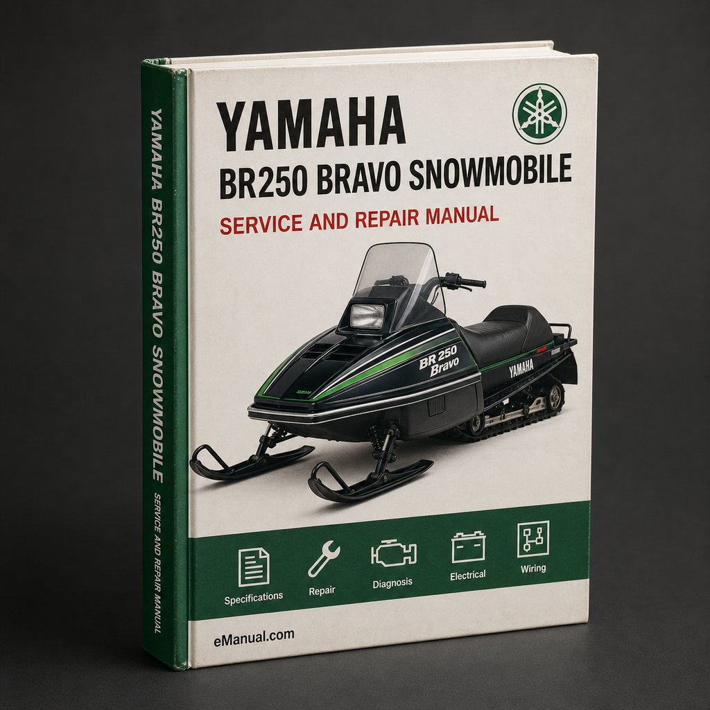 Yamaha BR250 Bravo Snowmobile Service Repair Manual PDF Download