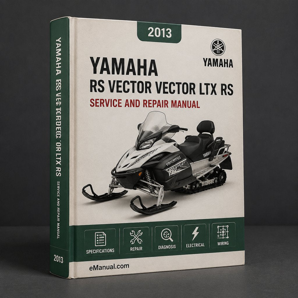 2013 Yamaha RS Vector / Vector LTX / RS Venture GT Snowmobile Service Manual PDF Download