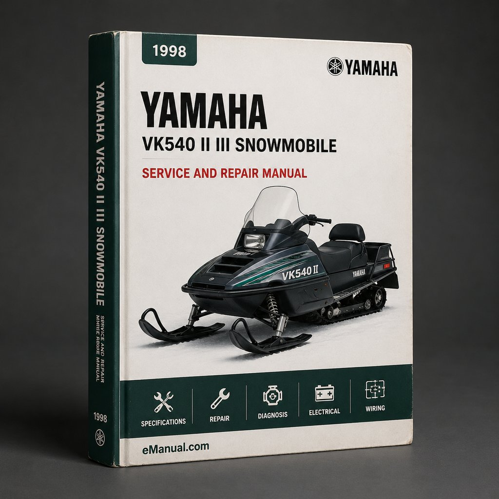 1998 Yamaha VK540 II / III Snowmobile Service Manual PDF Download