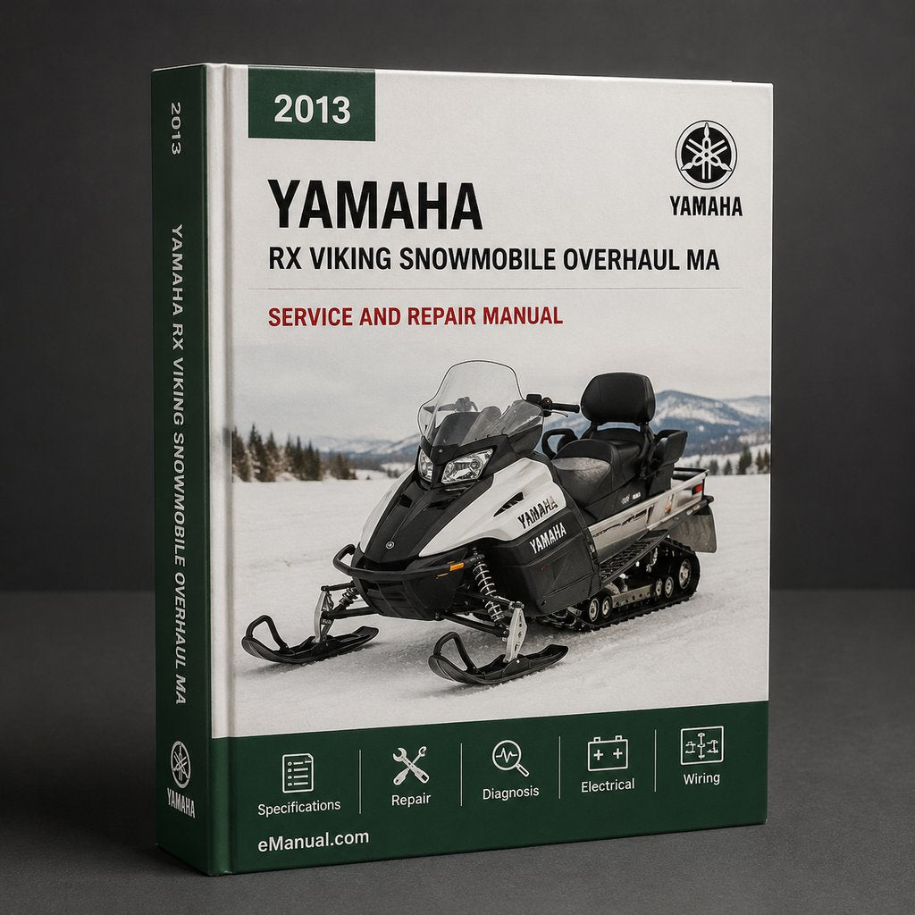 2013 Yamaha RX VIKING Snowmobile Service Repair Maintenance Overhaul Workshop Manual PDF Download