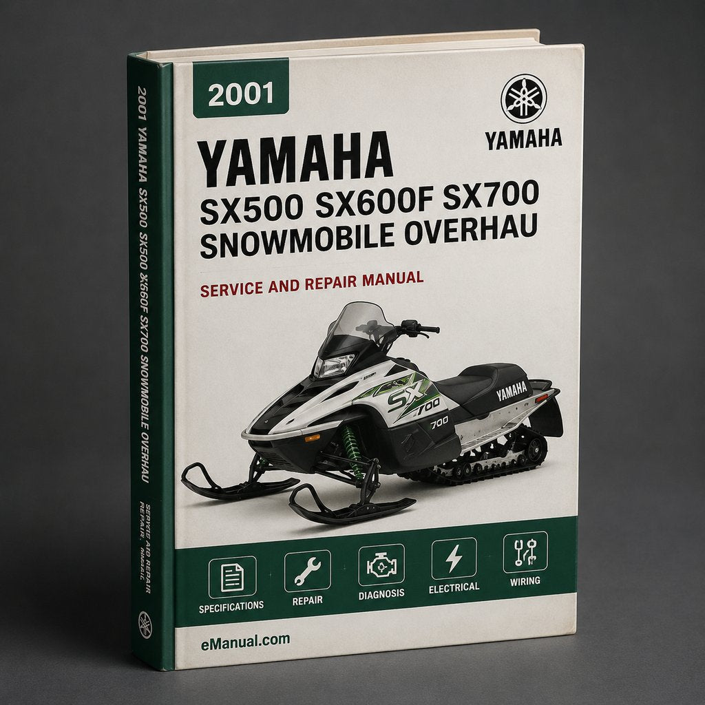 2001 Yamaha SX500 / SX600F / SX700 Snowmobile Service Repair Maintenance Overhaul Workshop Manual PDF Download