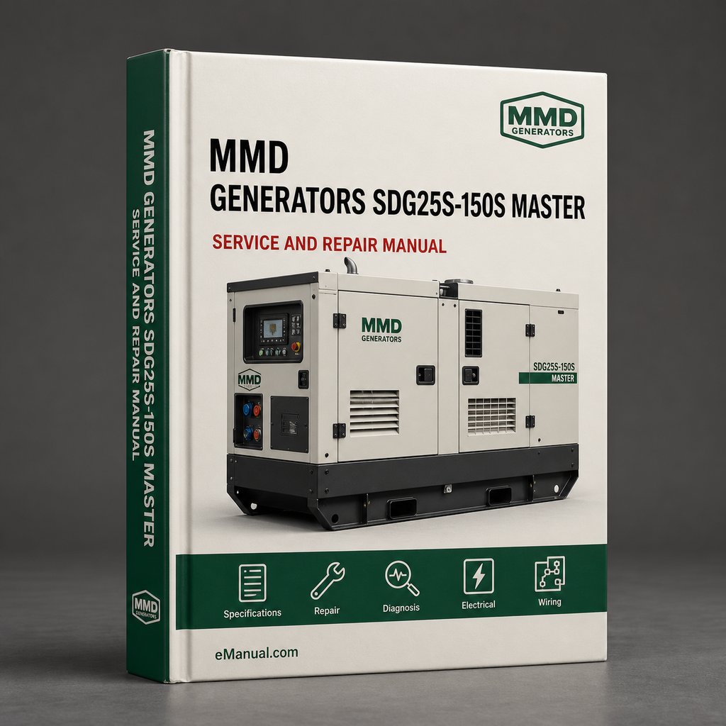 MMD Generators SDG25S-150S Master Service Manual PDF Download