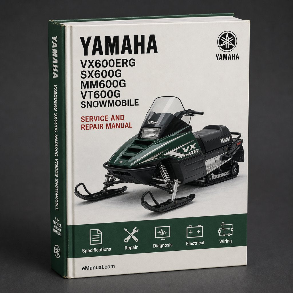 Yamaha VX600ERG SX600G MM600G VT600G Snowmobile Service Repair Manual Download PDF