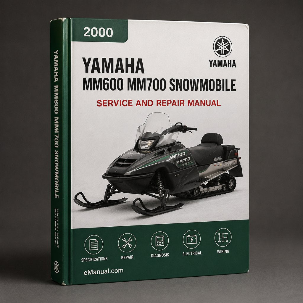 Yamaha MM600 MM700 Snowmobile Service Repair PDF Manual 2000-2002 Download