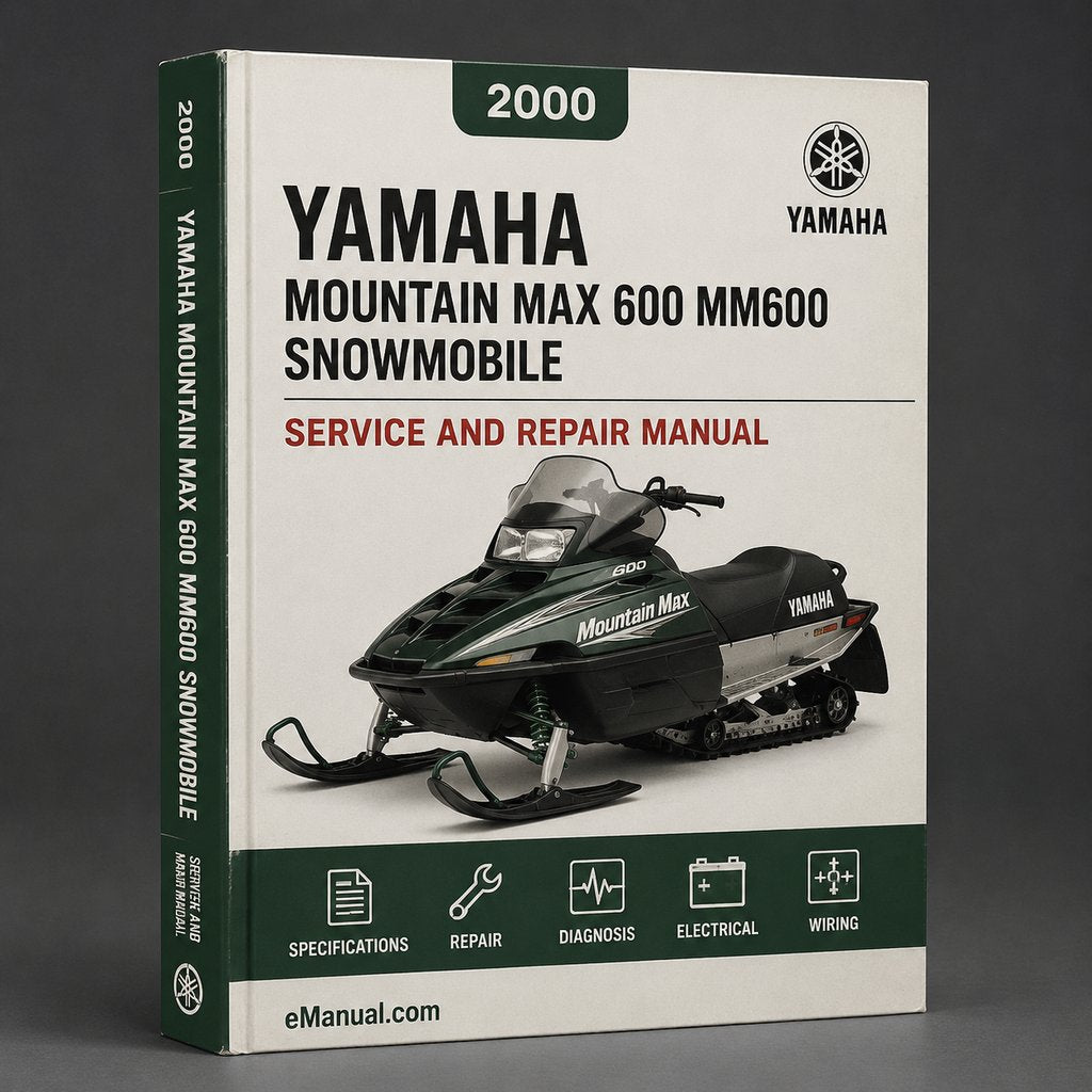 Yamaha MountAIN MAX 600 MM600 Snowmobile Service Repair PDF Manual 2000-2002 Download