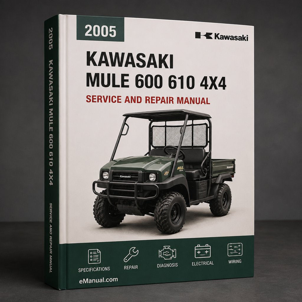 2005-2013 Kawasaki Mule 600 610 4x4 Service Repair Manual PDF Download