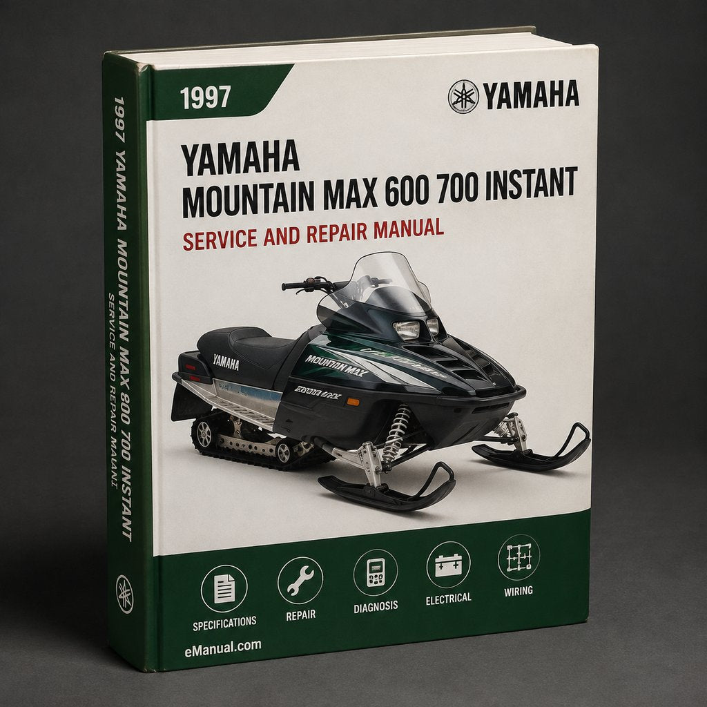1997-1999 Yamaha Mountain Max 600 700 Service Repair Factory Manual Instant Download (1997 1998 1999) PDF