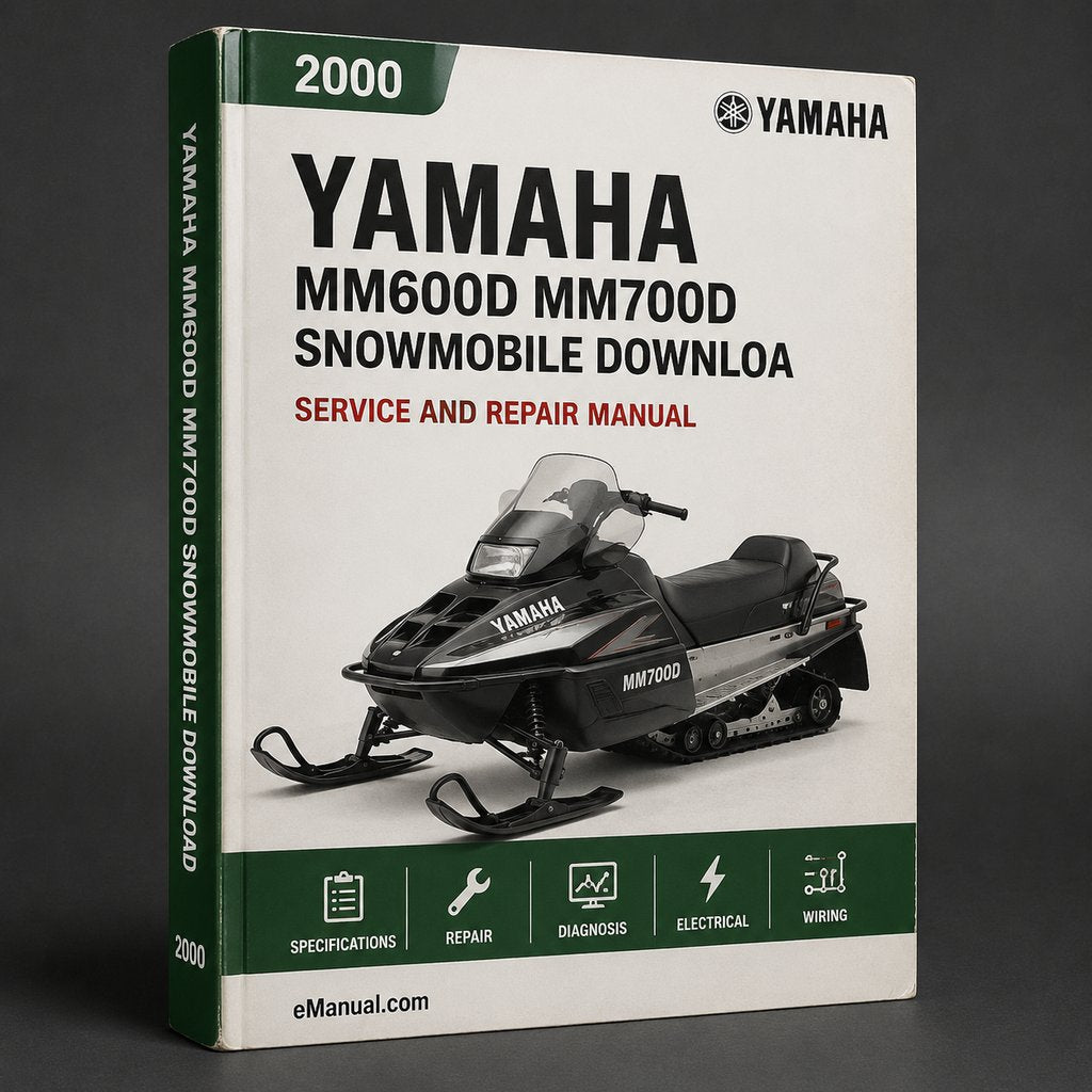 2000 2001 Yamaha MM600D MM700D Snowmobile Service Repair Workshop Manual Download PDF