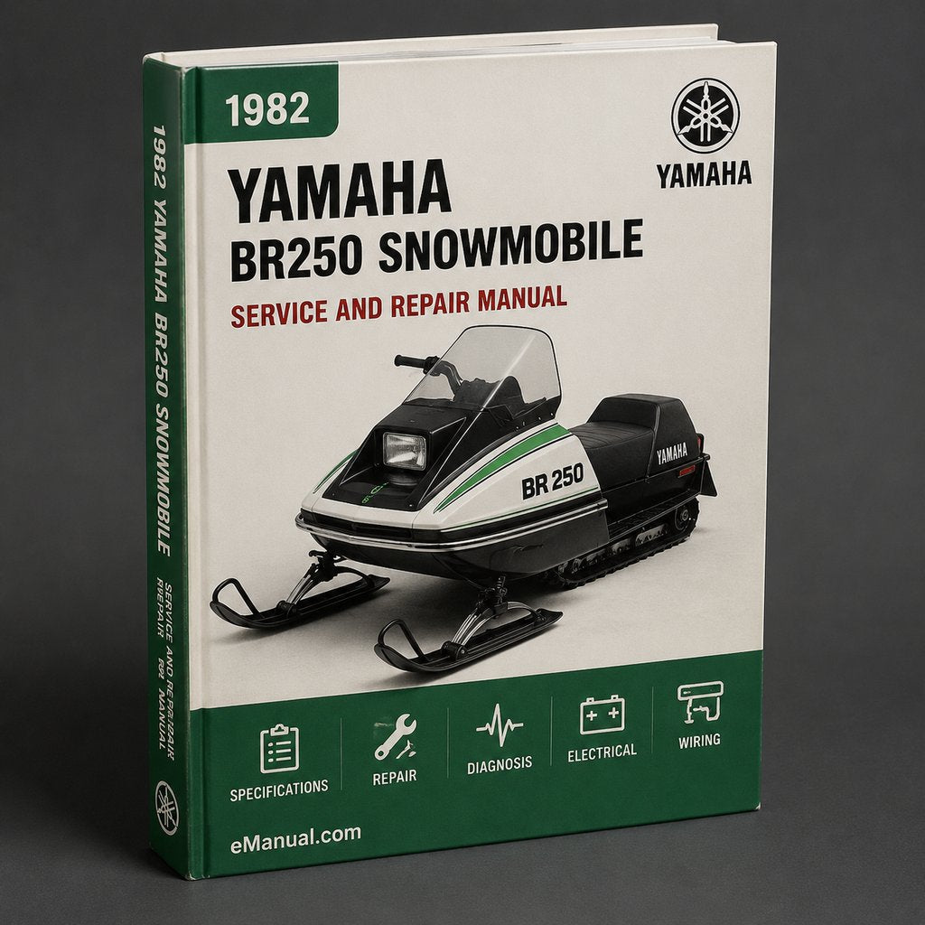 Yamaha BR250 1982-2009 Snowmobile Service Repair Manual PDF Download