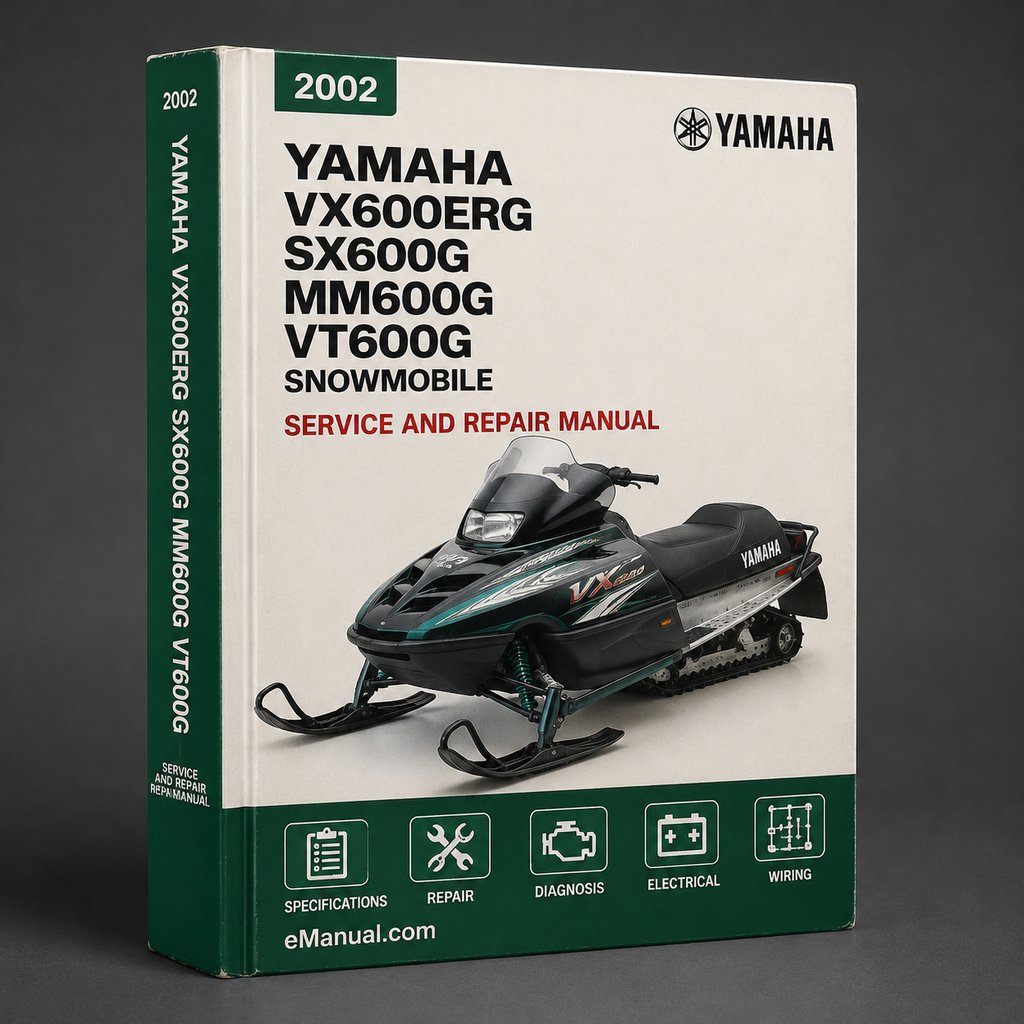 2002 Yamaha VX600ERG SX600G MM600G VT600G Snowmobile Service Repair Manual Instant Download PDF