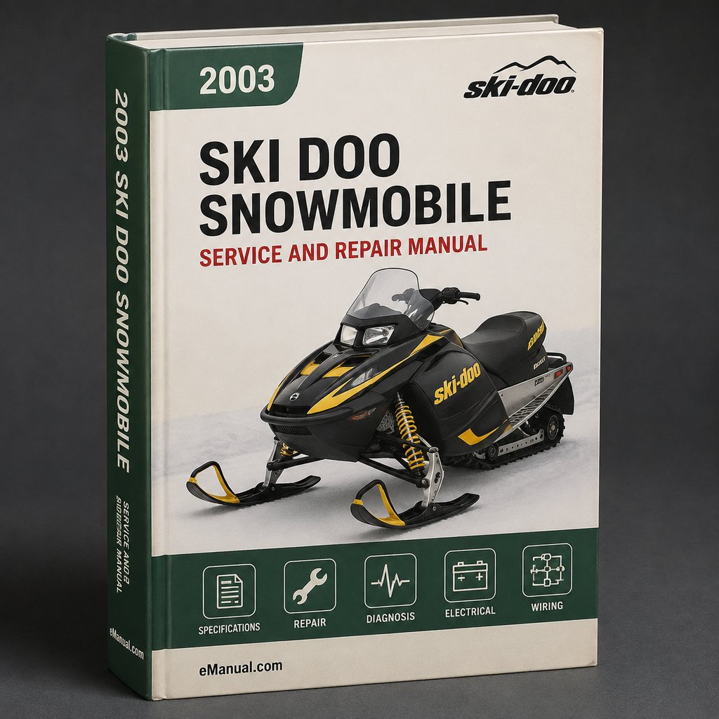 2003 Ski Doo Snowmobile Repair Manual PDF Download