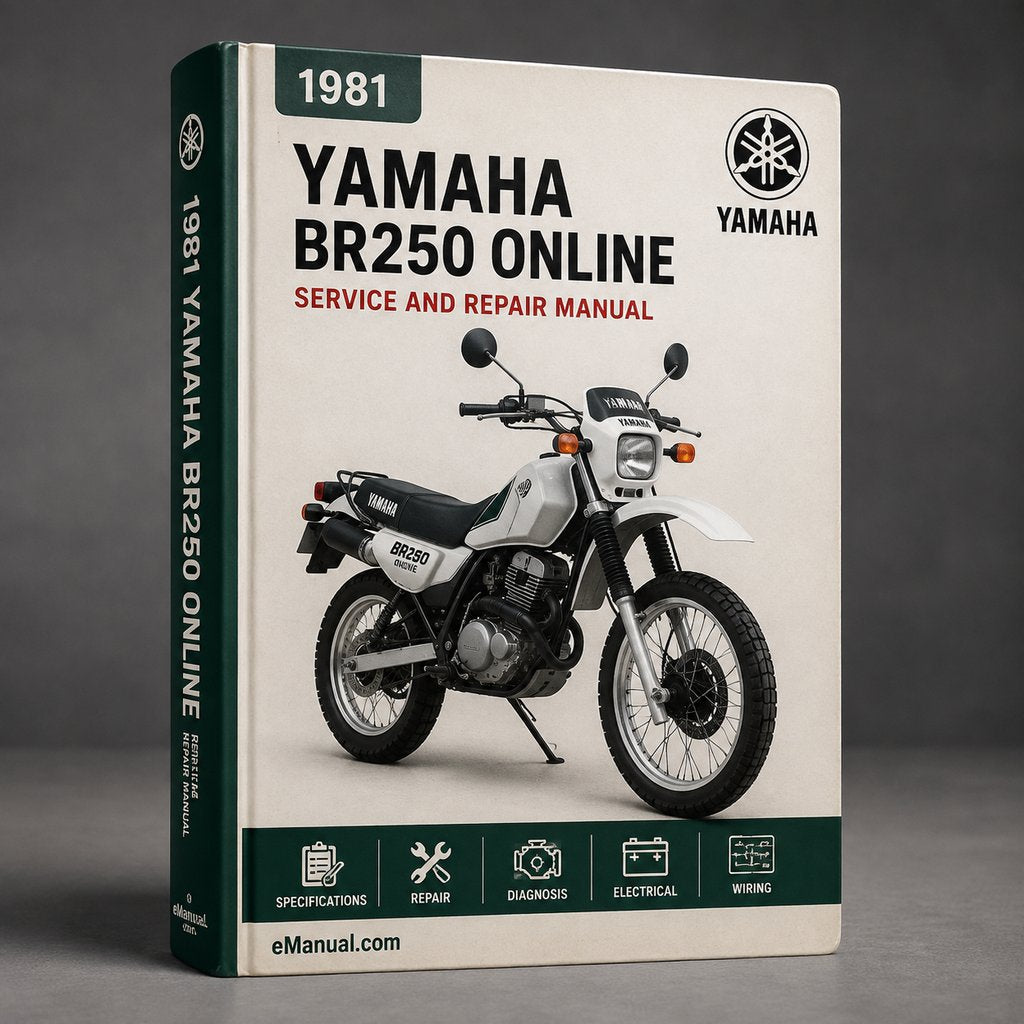 Yamaha BR250 1981-1989 Online Service Repair Manual PDF Download