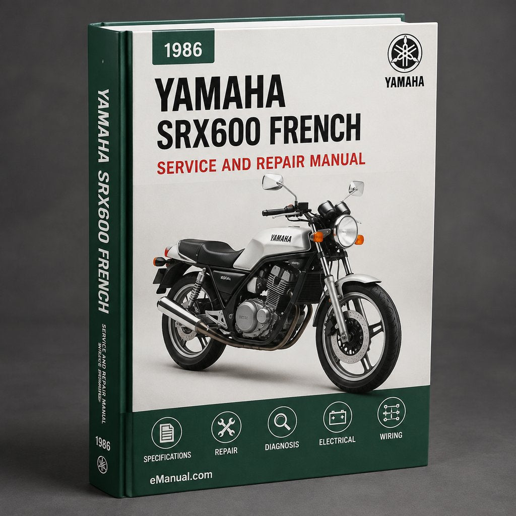 Yamaha SRX600 1986 Service Manual (French) PDF Download