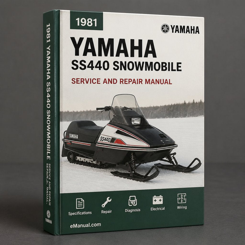 1981-1985 Yamaha SS440 Snowmobile Repair Manual PDF Download