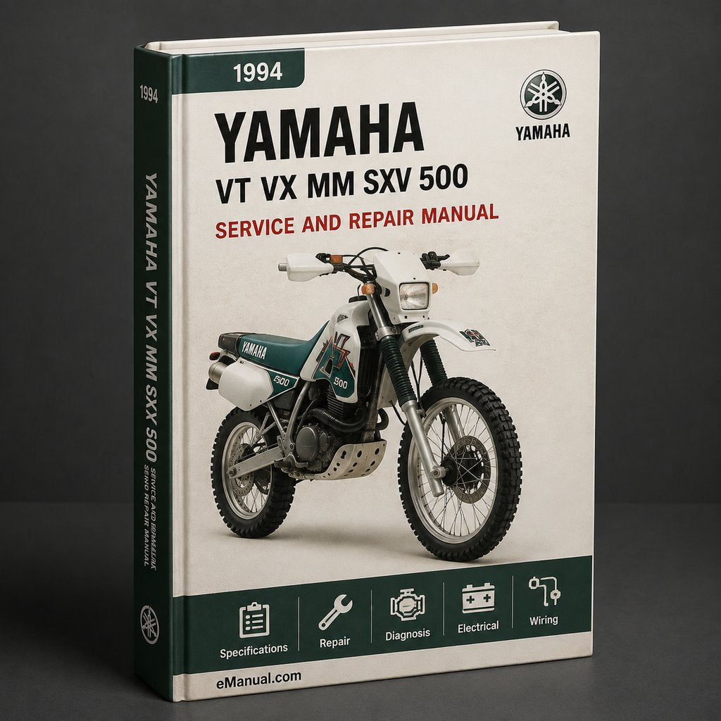 1994-2006 Yamaha VT VX MM SXV 500 600 700 Snowmobile Repair Manual PDF Download