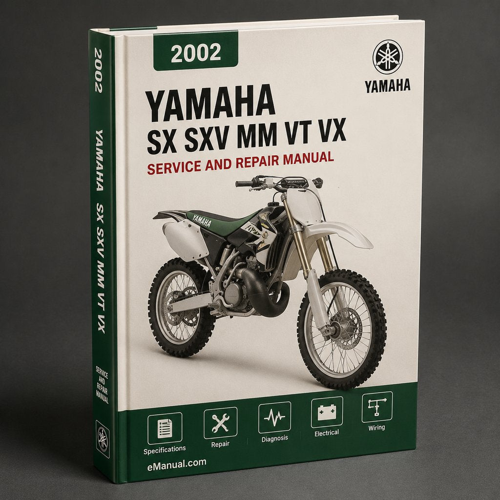 2002-2006 Yamaha SX SXV MM VT VX 700 Snowmobile Repair Manual PDF Download