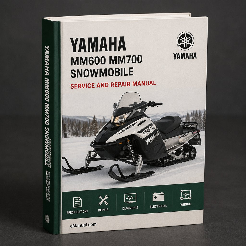 Yamaha MM600 MM700 Snowmobile Service & Repair Manual - Download PDF