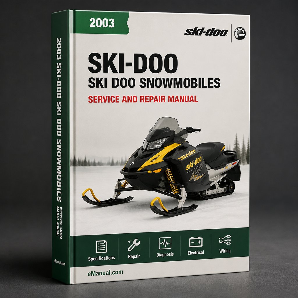 2003 SKI DOO Snowmobiles Repair PDF.