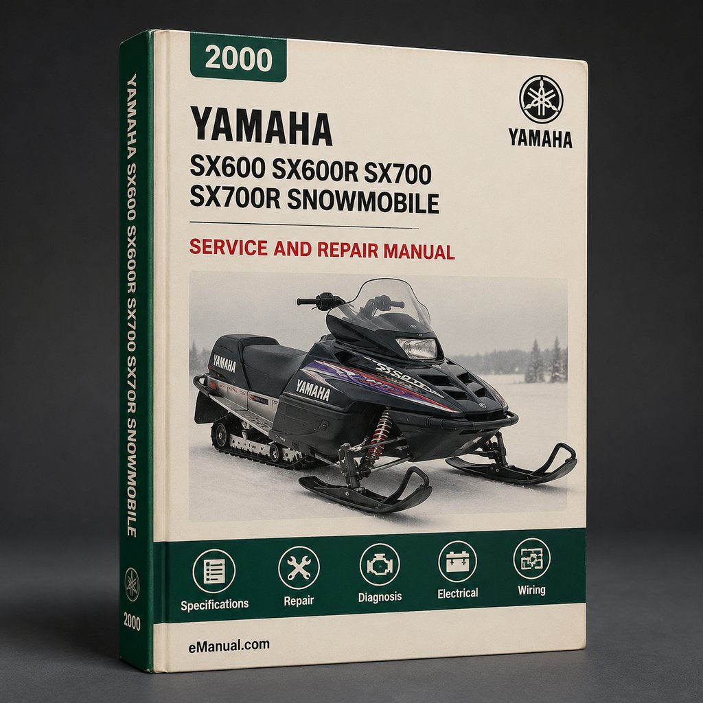 Yamaha SX600 SX600R SX700 SX700R Snowmobile Full Service & Repair Manual 2000-2002 PDF Download