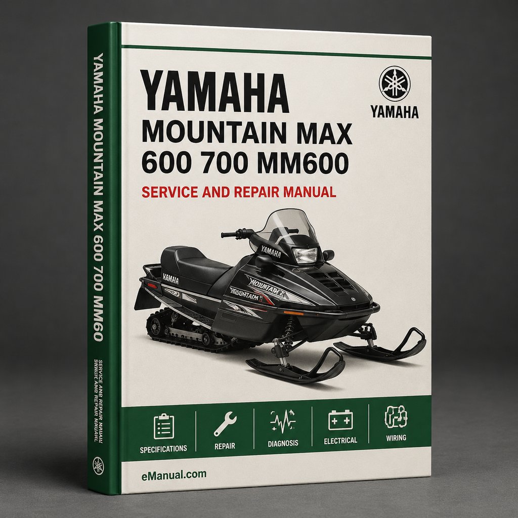 Yamaha MountAIN MAX 600 700 MM600 MM700 Snowmobile Full Service & Repair Manual 1997-2002 PDF Download
