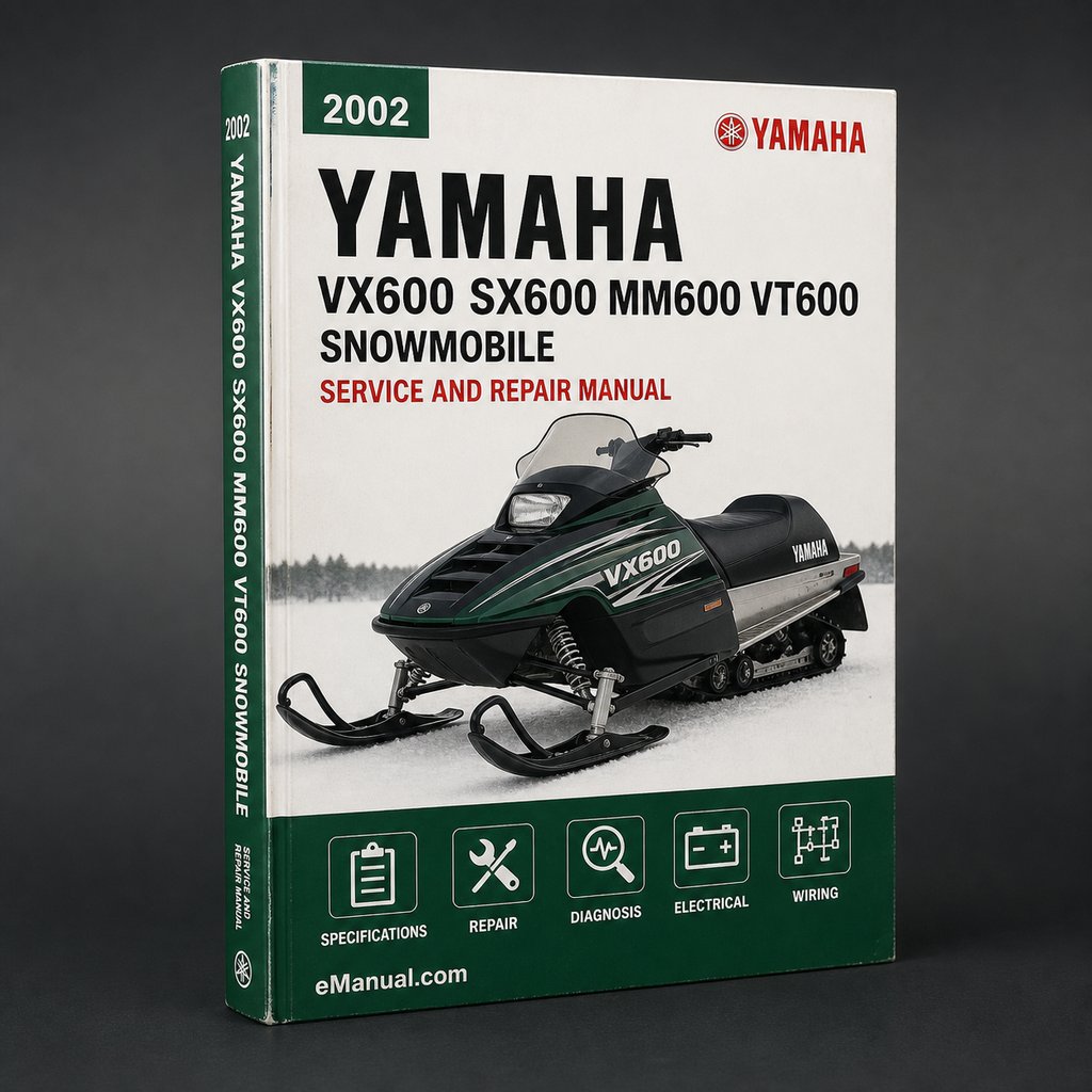 Yamaha VX600 SX600 MM600 VT600 Snowmobile 2002-2003 Complete Workshop Repair Manual PDF Download