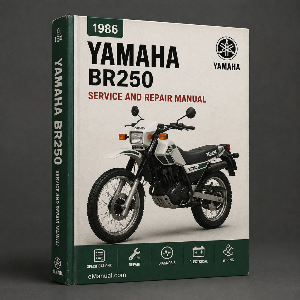 Yamaha BR250 1986 Repair Service Manual PDF Download