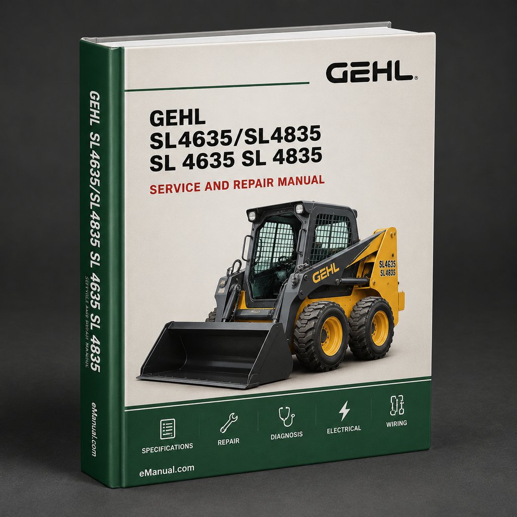 GEHL SL4635/SL4835 SL 4635 / SL 4835 Skid Steer Loaders Illustrated Master Parts List Manual Instant Download(Form No. 907807) PDF