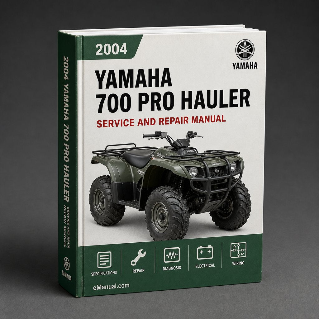 Yamaha 700 Pro Hauler 2004-2006 Workshop Service Manual PDF Download