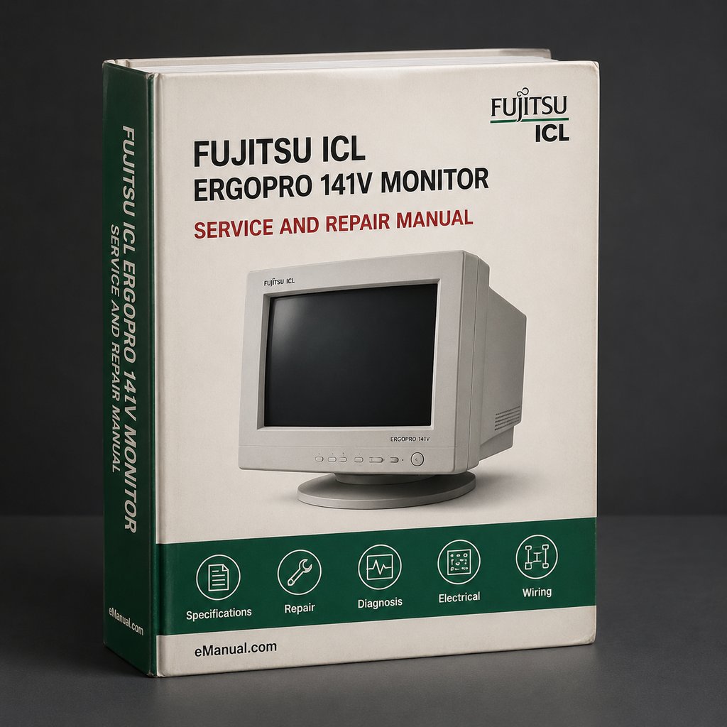 Service Manual FUJITSU ICL ERGOPRO 141V MONITOR PDF Download