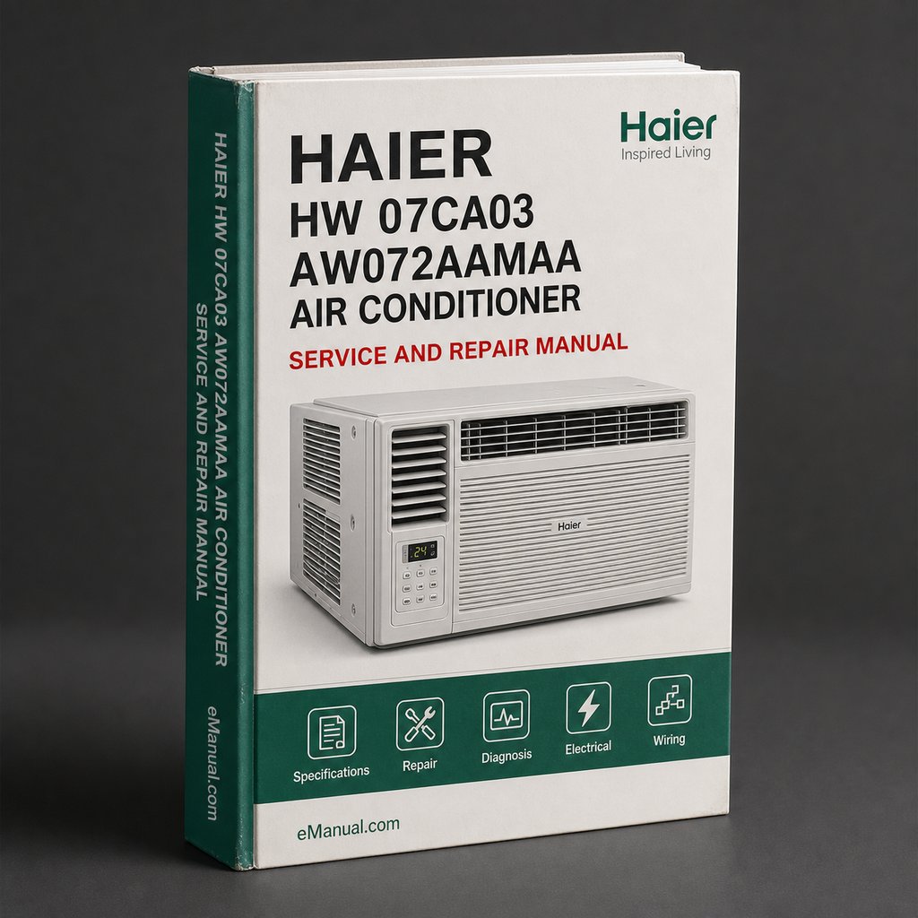 Repair Manual HAIER HW 07CA03 / AW072AAMAA AIR CONDITIONER PDF Download