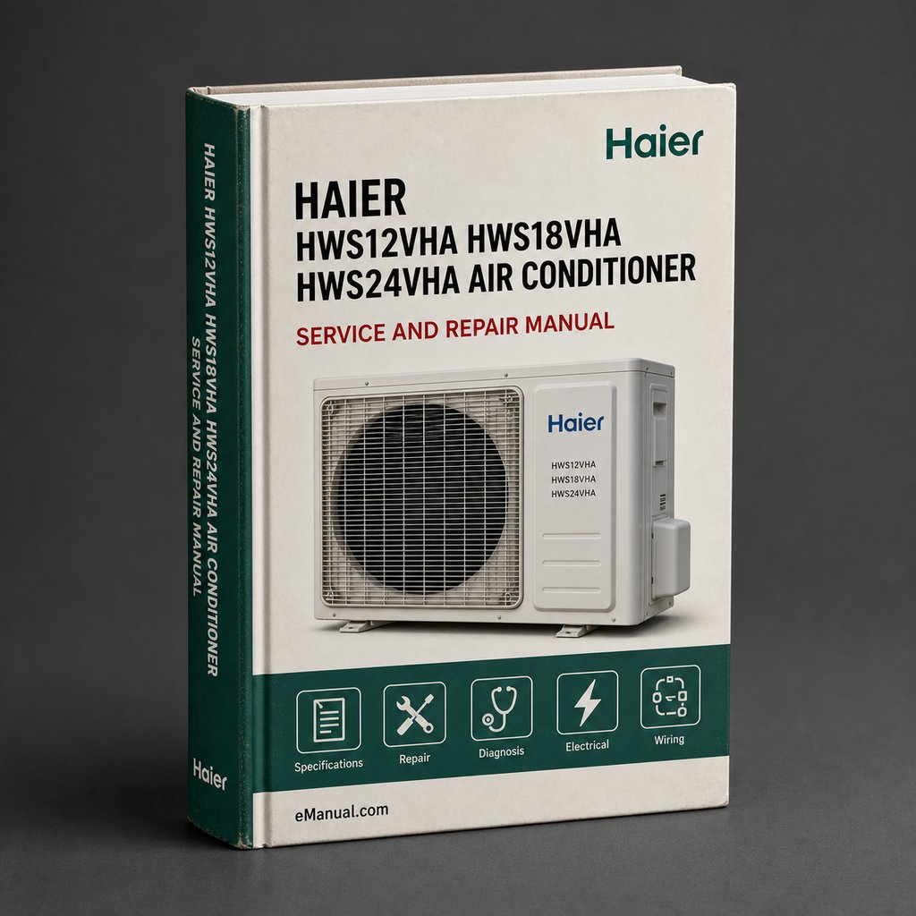 HAIER HWS12VHA / HWS18VHA / HWS24VHA AIR CONDITIONER Service Manual PDF Download