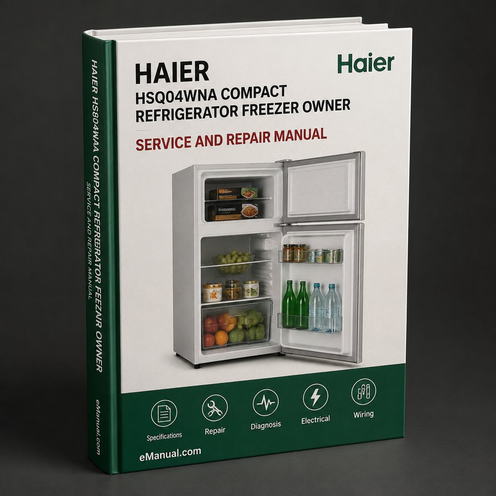 Haier HSQ04WNA Compact Refrigerator / Freezer Owner Manual PDF Download