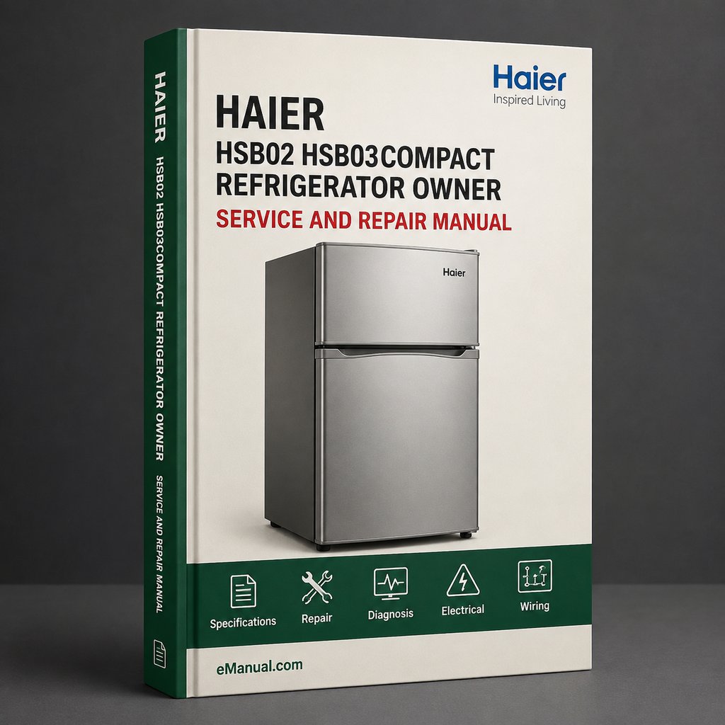 Haier HSB02 / HSB03Compact Refrigerator Owner Manual PDF Download