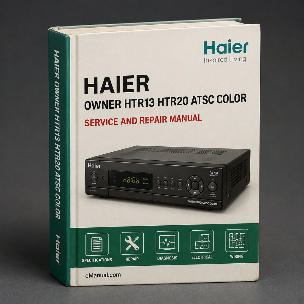 Owner Manual Haier HTR13 / HTR20 ATSC Color Television PDF Download