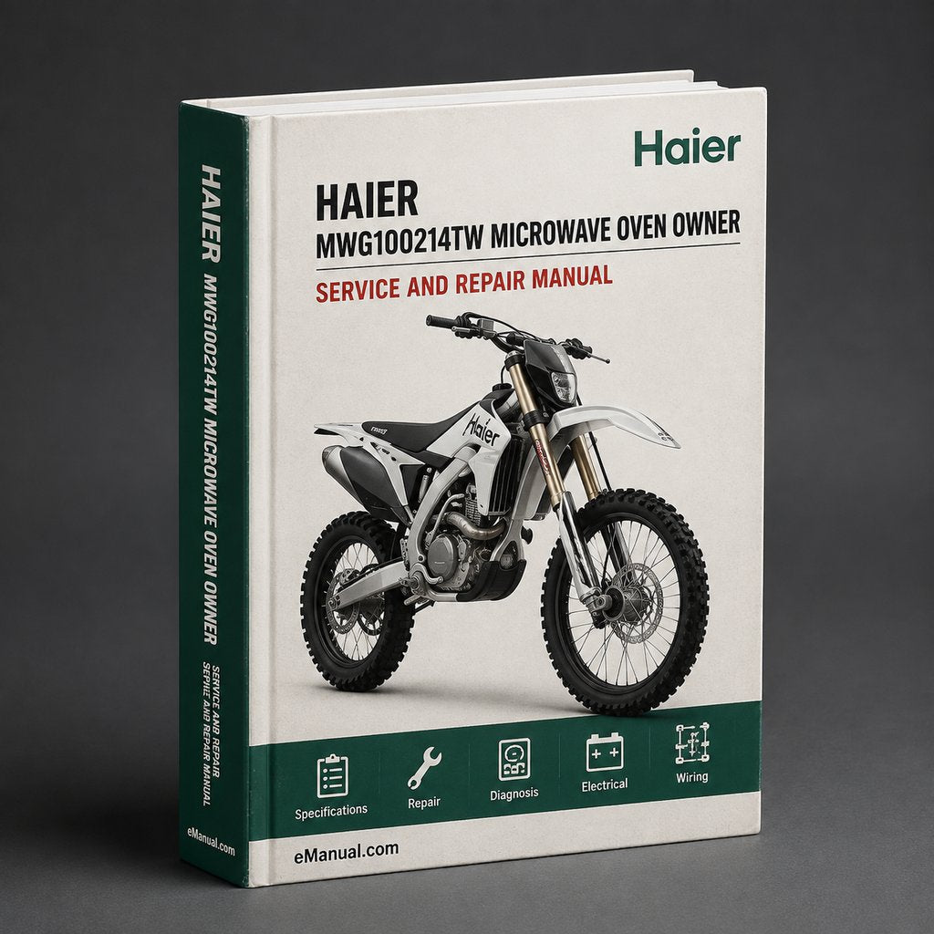 Haier MWG100214TW Microwave Oven Owner Manual PDF Download