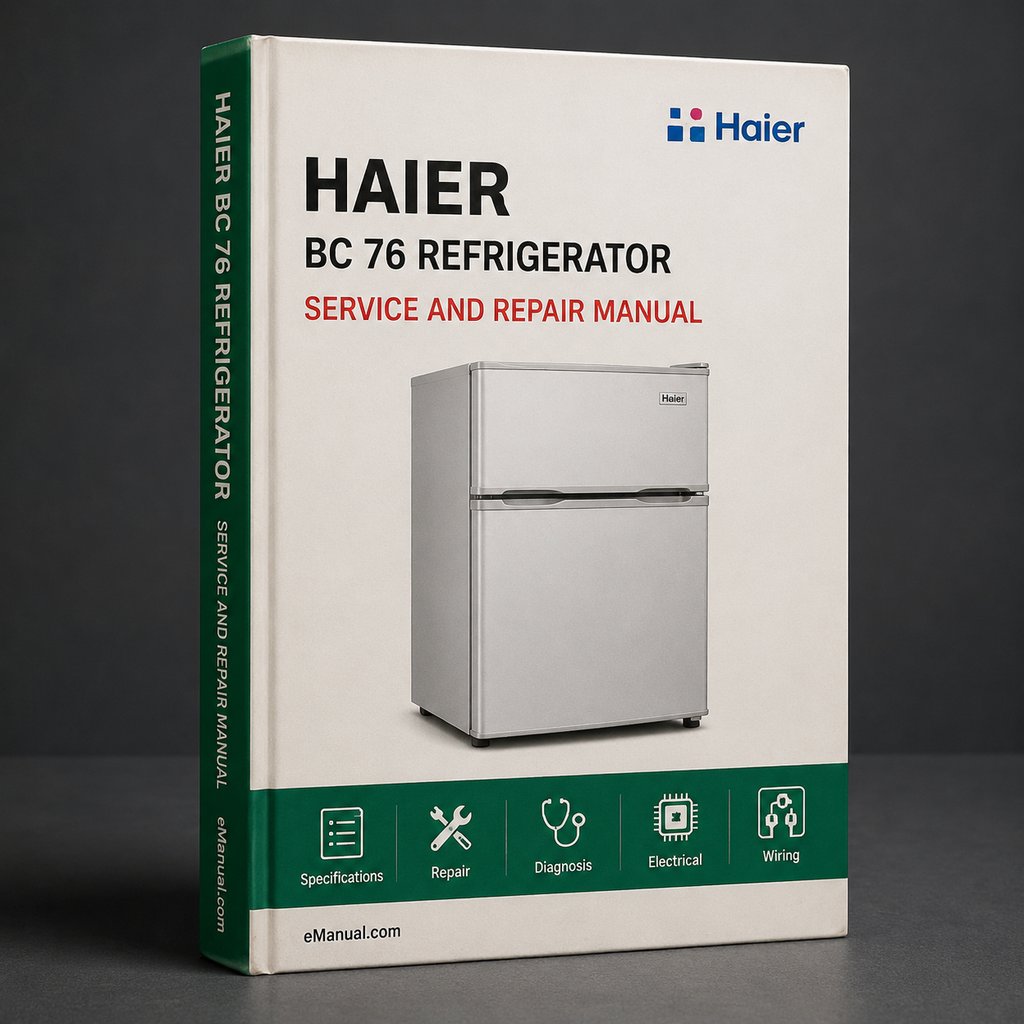 Service Manual Haier BC 76 REFRIGERATOR PDF Download