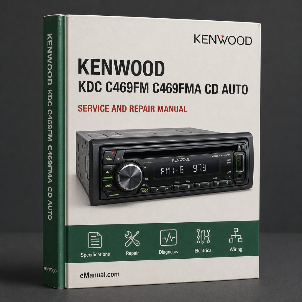 Service Manual Kenwood KDC C469FM / C469FMA CD Auto CHANGER PDF Download