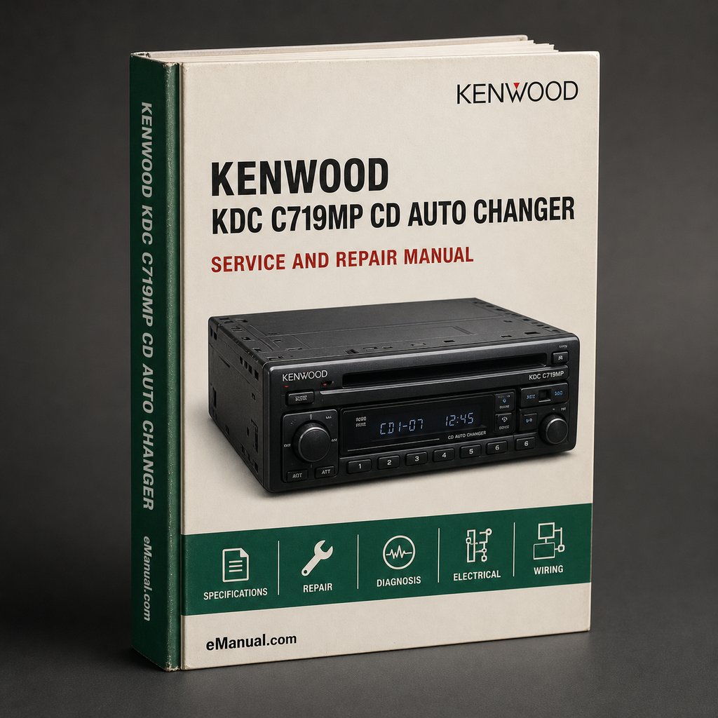 Service Manual Kenwood KDC C719MP CD Auto CHANGER PDF Download