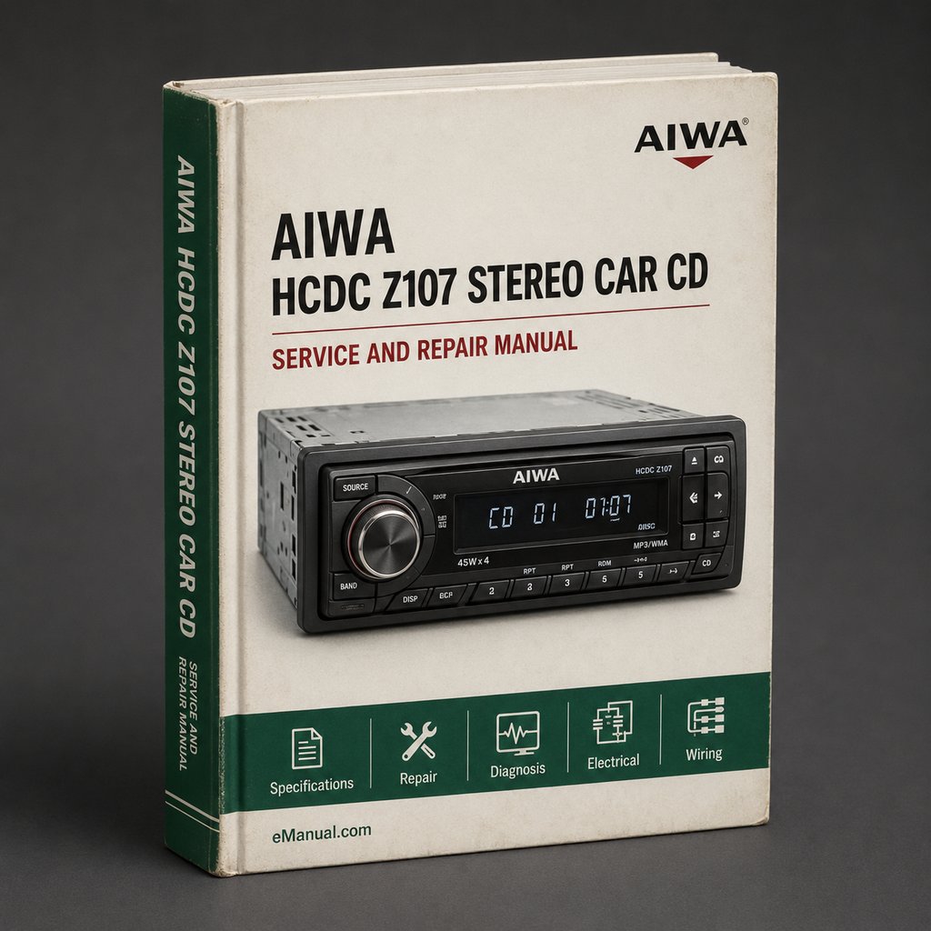 Service Manual Aiwa HCDC Z107 Stereo CAR CD Receiver PDF Download