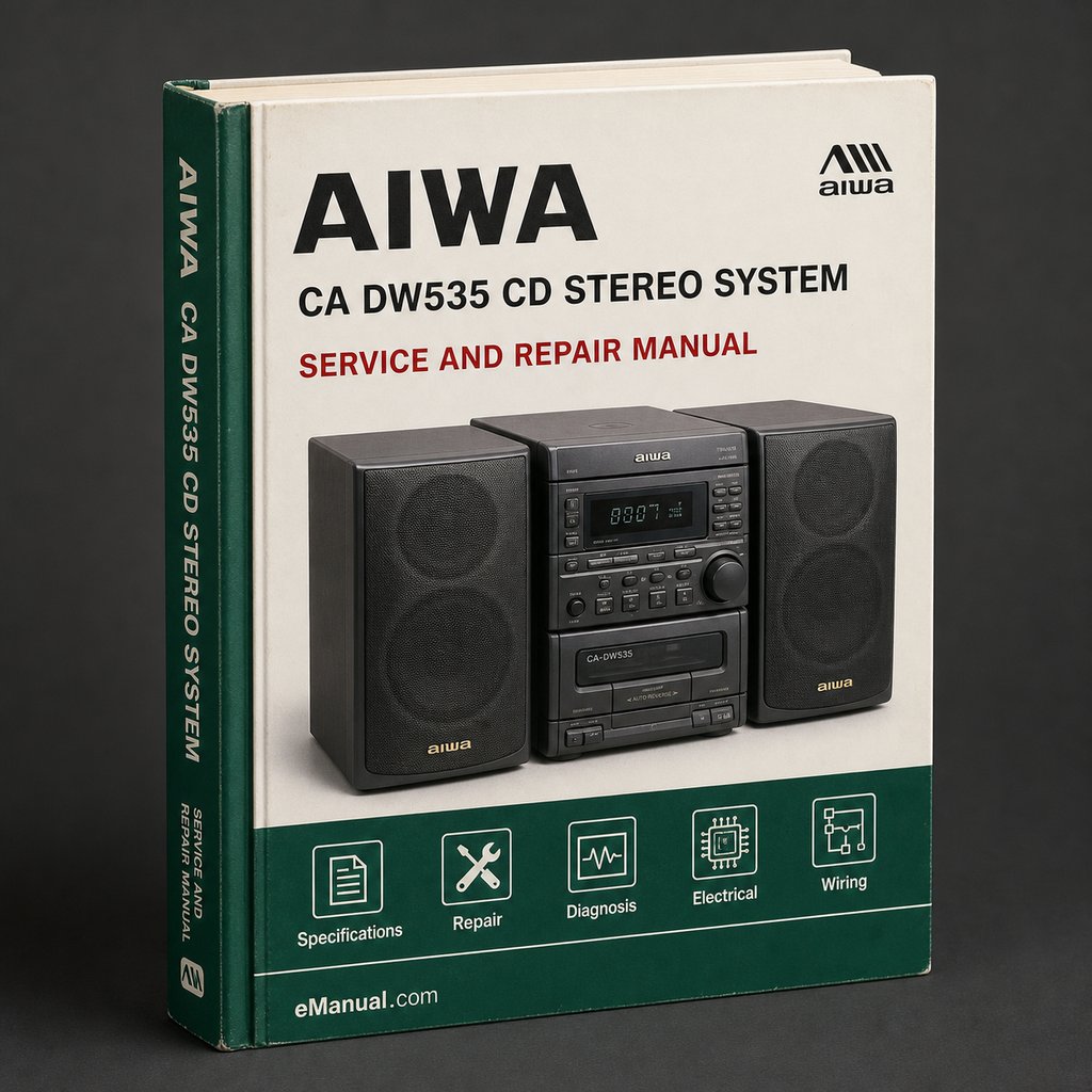 Parts List Manual Aiwa CA DW535 CD Stereo System PDF Download