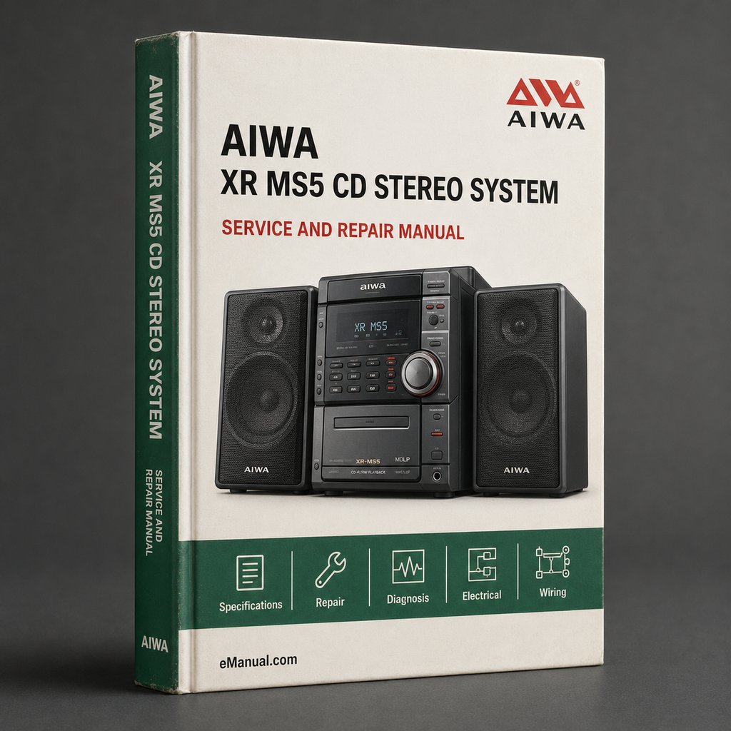 Parts List Manual Aiwa XR MS5 CD Stereo System PDF Download