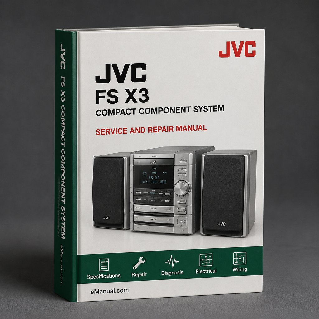 Service Manual JVC FS X3 Compact Component System PDF Download